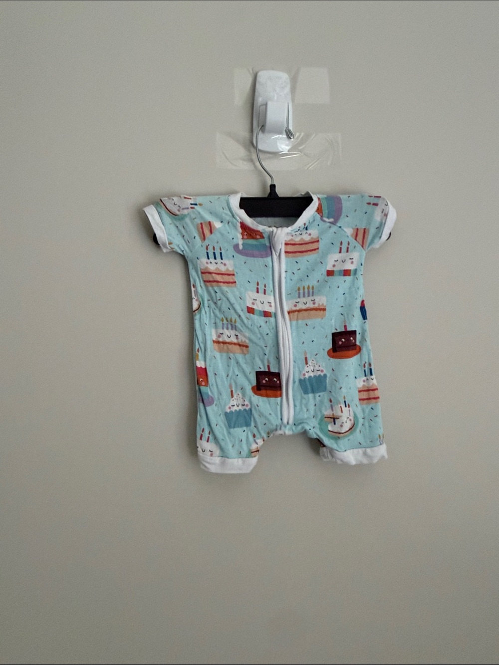 Little Sleepies Bamboo birthday Sleeper shorts